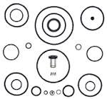 Repair Kit, Trailer Control Valve
replaces Wabco: 973 009 000 2