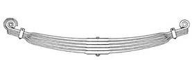 Leaf Spring, Rear 5 X 22