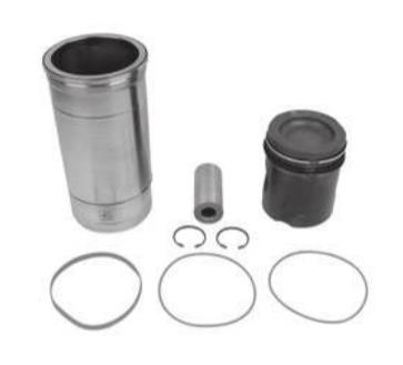 Piston With Liner Kit