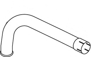 Exhaust Pipe L: 1375 Mm