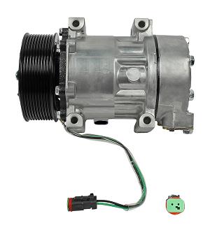 Compressor, Air Conditioning Replaces Sanden: 8275/8295