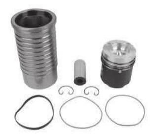 Piston With Liner Kit